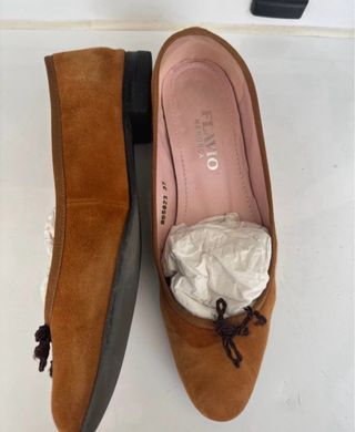 Flavio Menorca Bailarinas Ante Piel T.37