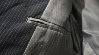 Americana H&M azul milrayas Talla 46