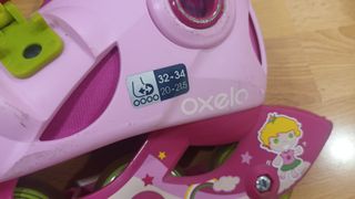 Conjunto Patines Niña Talla 32-34 + Protecciones