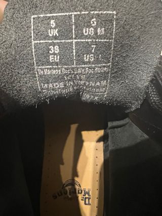 Botas de mujer Dr. Martens Piel Talla 38