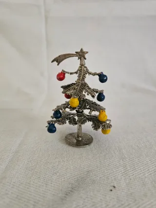 Árboles de Navidad plata de Ley