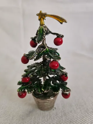 Árboles de Navidad plata de Ley