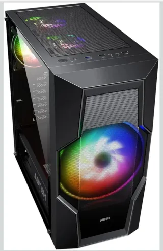 Caja Torre ABYSM Danube HRON Black ATX