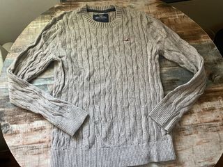 Jersey Hollister Gris Talla S