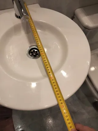 Lavabo blanco.