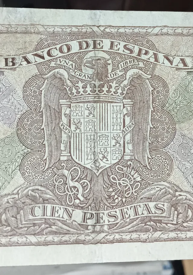 Billete 100cien pesetas Banco de España 1940 Colón