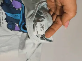 Camiseta Zara Niña Stitch Disney