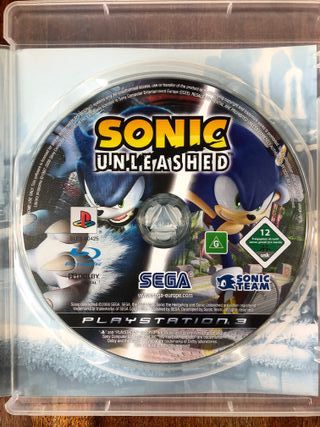 Sonic Unleashed ps3 disco e libretto