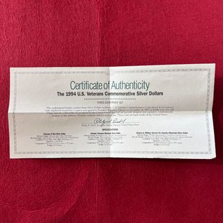 FULL SET Monedas Veteranos De Guerra USA - 1994