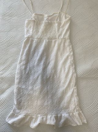 Vestido blanco corto verano