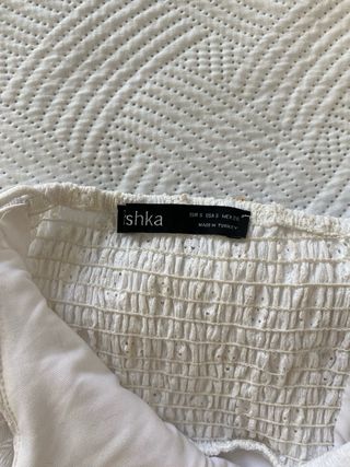Vestido blanco corto verano