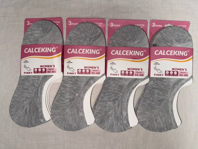 Calcetines Pinkys invisibles algodón  Talla 35-40