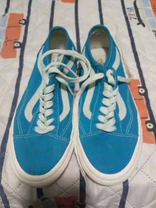 Vans Talla 38 Azul y Blanco