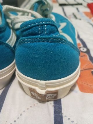 Vans Talla 38 Azul y Blanco