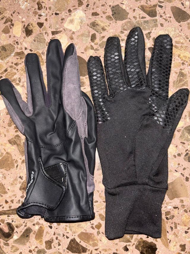 Guantes de hípica negros