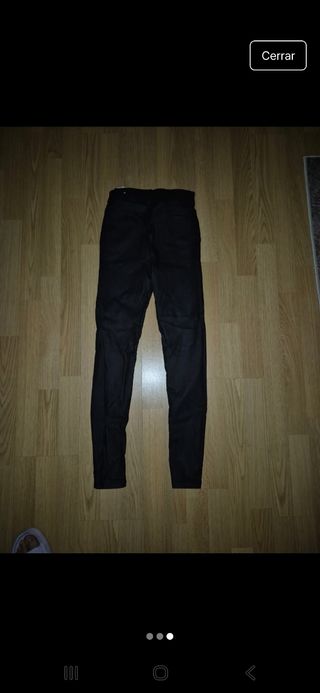 Pantalón cuero sintético negro Talla XS
