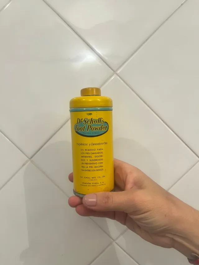 Bote antiguo Dr. Scholl's Foot Powder