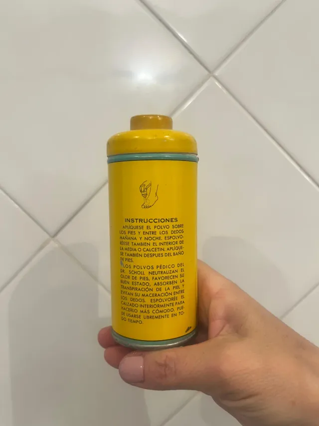 Bote antiguo Dr. Scholl's Foot Powder
