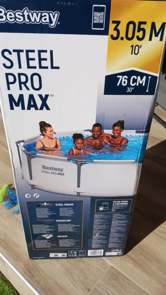 Piscina Bestway Steel Pro Max con depuradora