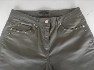 Bonito Pantalón Polipiel Verde  T/M Elogy 
