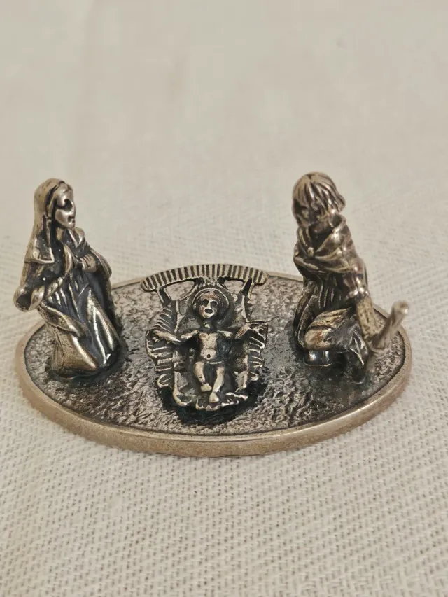 Pesebre plata de Ley