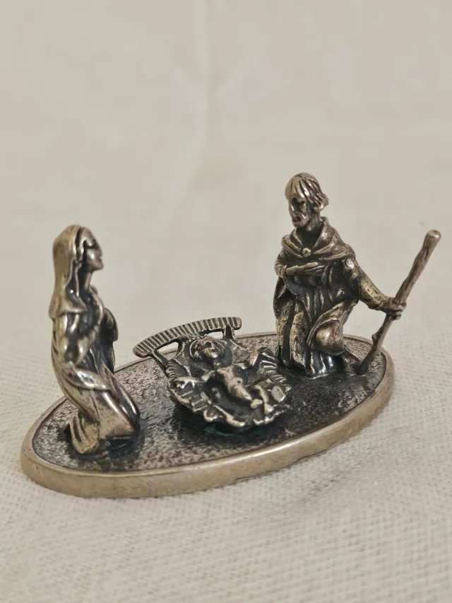 Pesebre plata de Ley