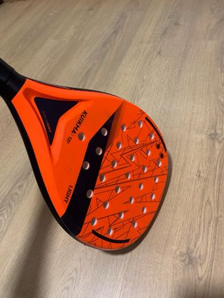 Palas de pádel naranjas + bote de bola(2 pelotas)