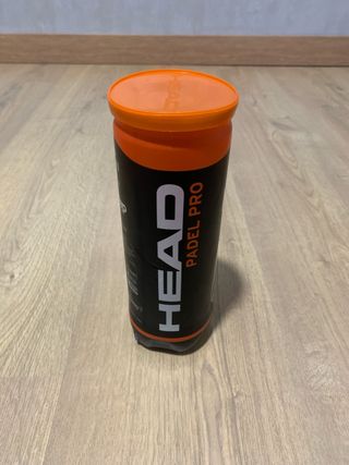 Palas de pádel naranjas + bote de bola(2 pelotas)