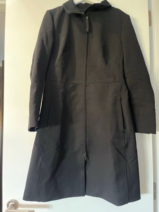 Abrigo Prada Negro Largo Vintage