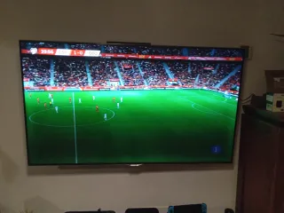 TV Samsung 55 con zona oscura abajo