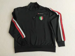 Sudadera Pull&Bear Negra Media Cremallera