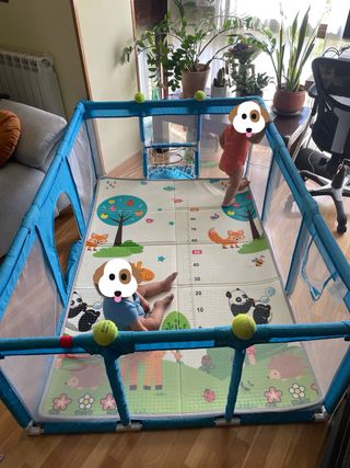 Parque infantil para bebés. Ideal para mellizos!