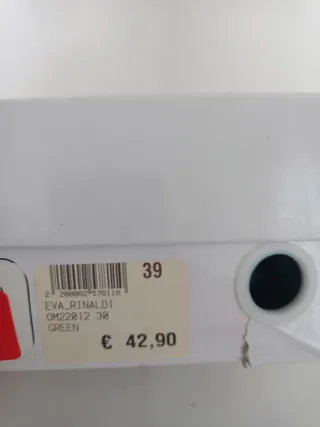 Scarpe tacco Eva Rinaldi donna tg.39