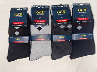 Calcetines de algodón clásicos talla 40-46