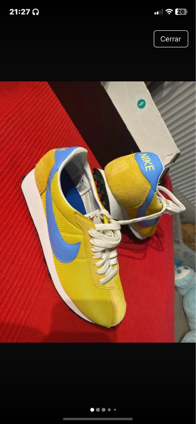 Zapatillas Nike Amarillas y Azules