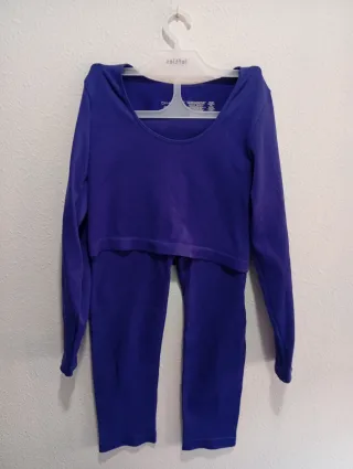 Conjunto mujer Primark azul/morado