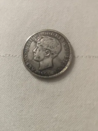 Moneda Alfonso XIII 1905 Plata