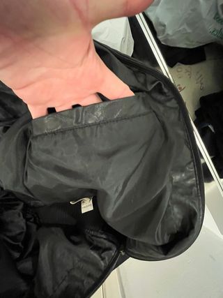 Cazadora Negra Hombre Talla M