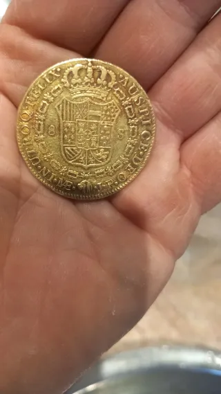 Moneda de Oro 8 Escudos