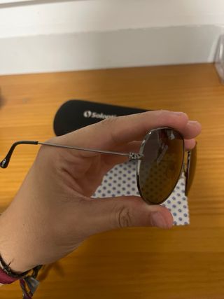 Gafas de sol Soloptical marrones y plateadas