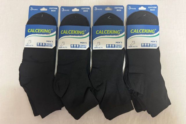 Calcetines de algodón transpirables talla 40-46
