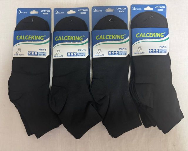 Calcetines de algodón transpirables talla 40-46