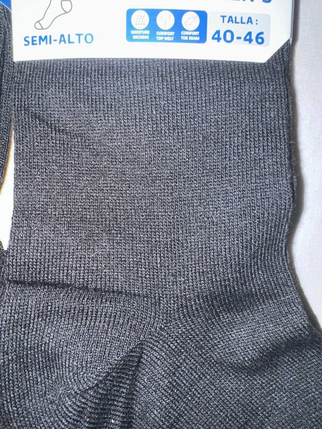 Calcetines de algodón transpirables talla 40-46
