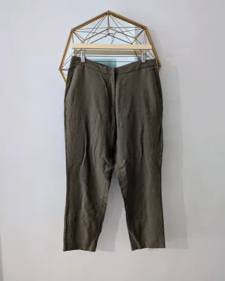 Pantalón con lino H&M - Talla 40