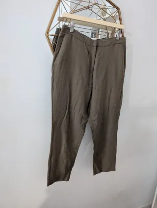 Pantalón con lino H&M - Talla 40