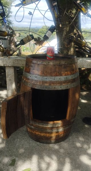 Barril Botellero Madera