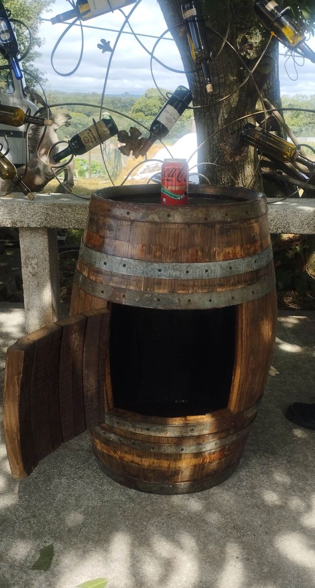 Barril Botellero Madera