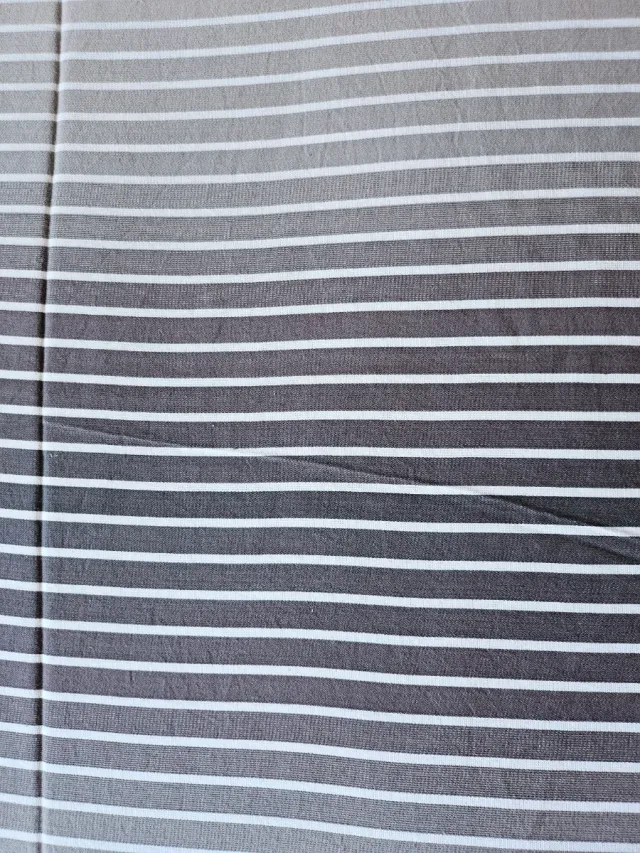 Funda Nórdica Cama 135 cm rayas grises y blancas