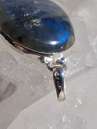 Colgante de Labradorita en Plata de Ley