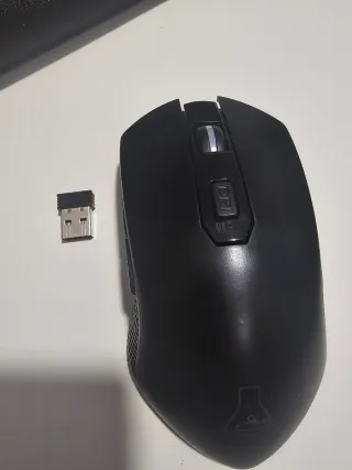 Ratón inalámbrico USB multicolor